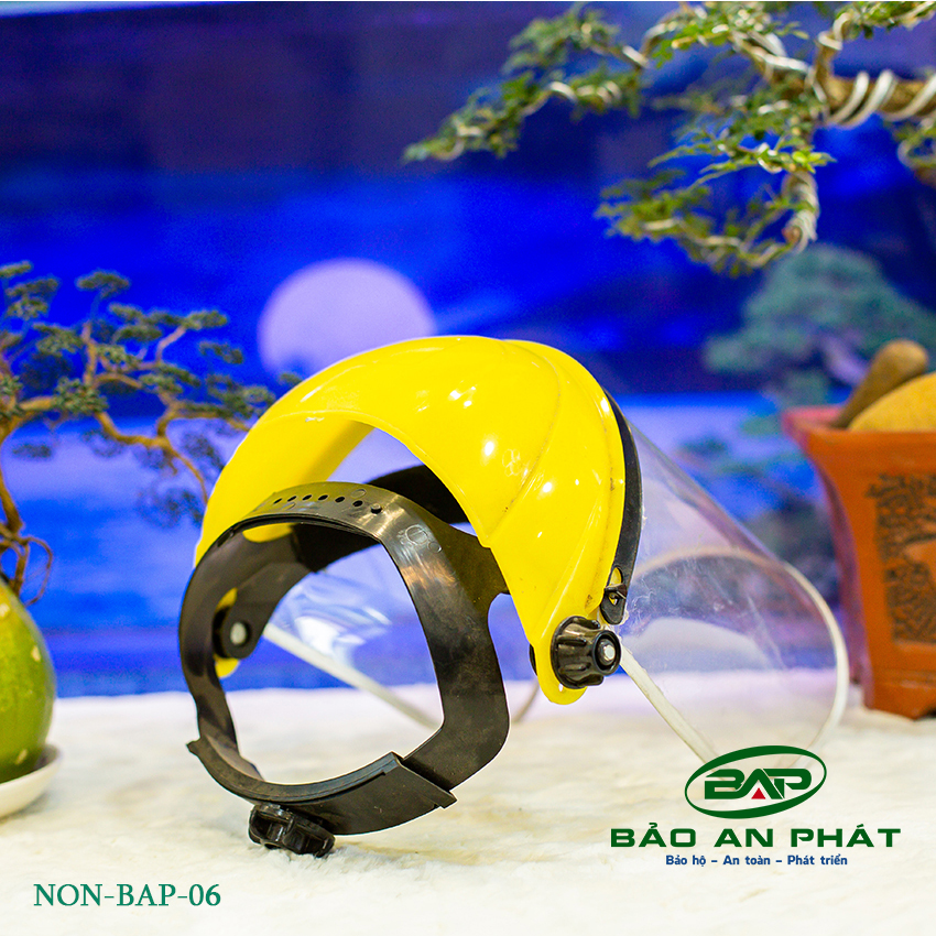 Mũ Bảo Hộ Gắn Kính Che Mặt - Ảnh 3